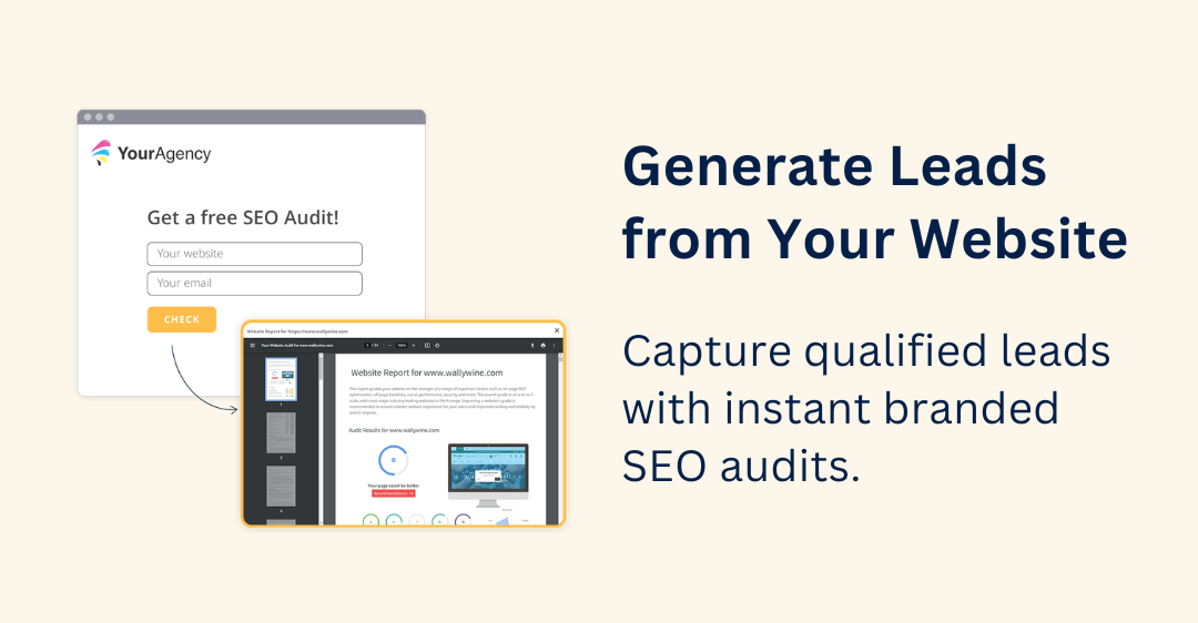 Generate leads from your website